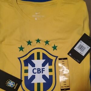 Nike Yellow CBF Tee with Green Accents